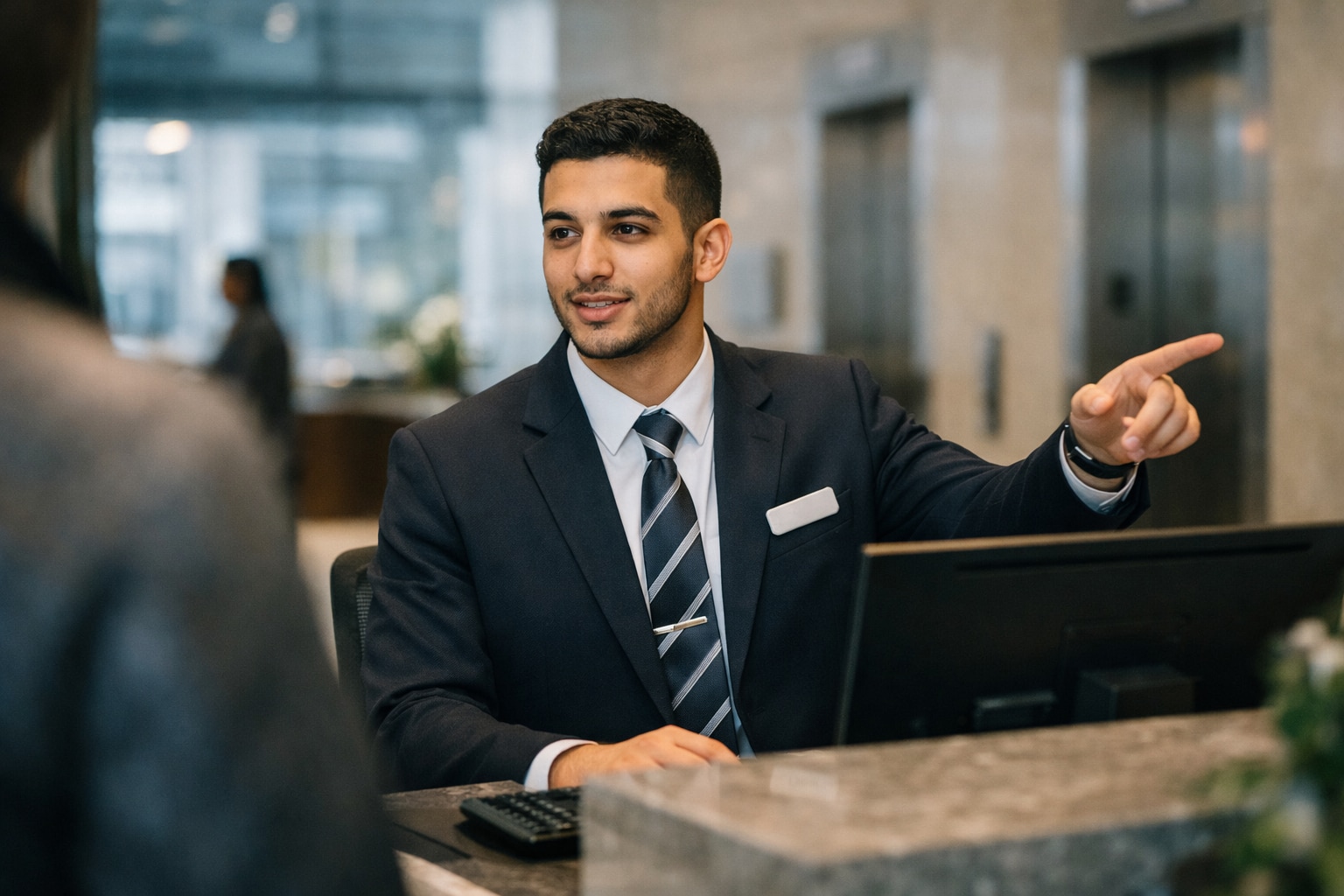 Corporate security guard (concierge)
